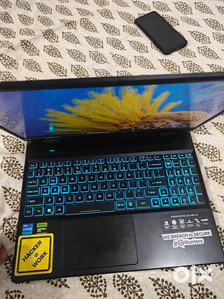 Acer predator i7, 13 gen, 6gb rtx graphics 4050 gaming laptop