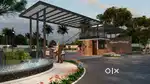 100 yard plot in most advance featured gated township on highway