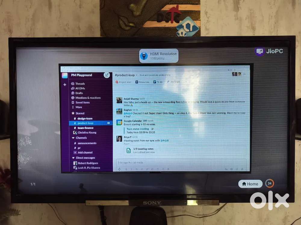 LED TV with MARQ Flipcart Turbo Stream Android TV in Good Condition