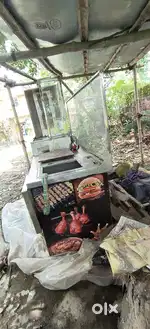 Like new shawarma roll fast food set van