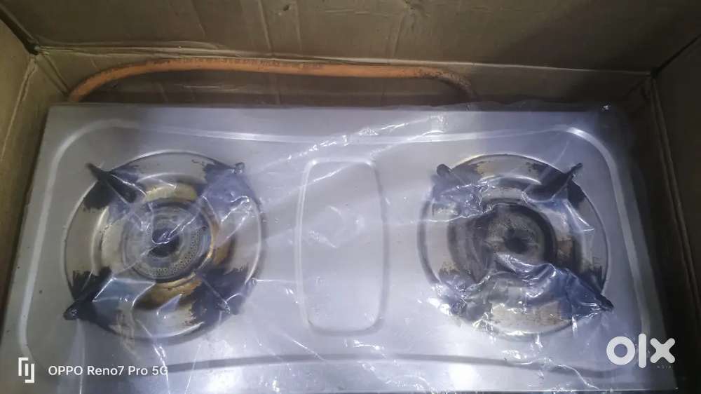 2-Burner Copper Gas Stove + Philips Mixer (2 Jars)