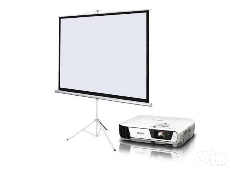 Projector and screen speaker Mike's rentals