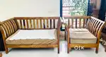 Sofa set 3+2+1 pure wooden sofa set