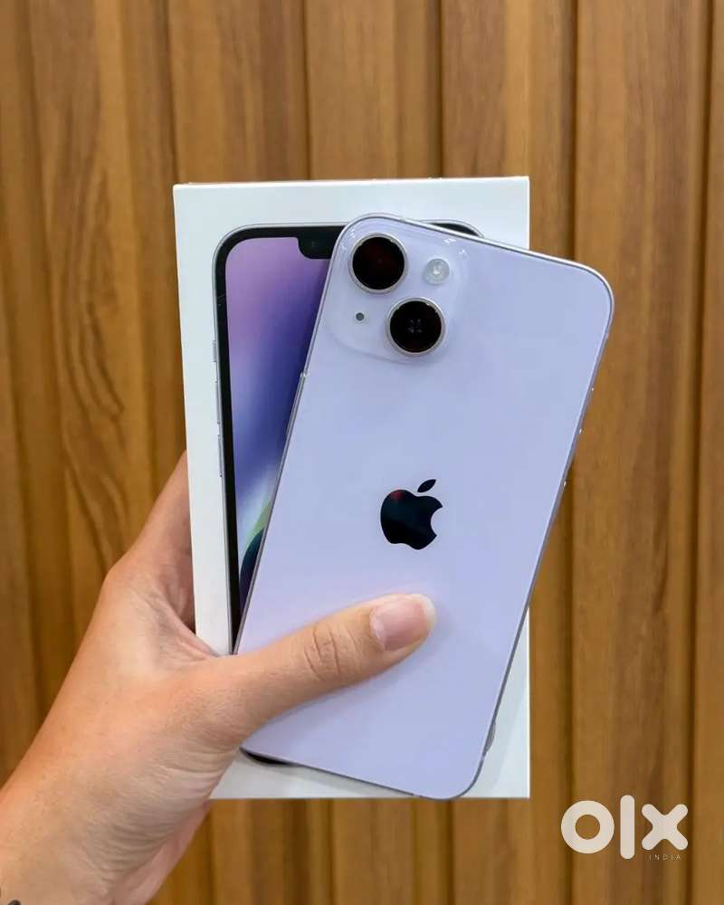 Iphone 14 256GB purple color with bill box Invoice All Accessories