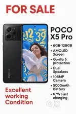Mi-POCO X5 Pro, 6-128Gb, 108Mp,Gorilla 5, AmoLED, Duel speaks,