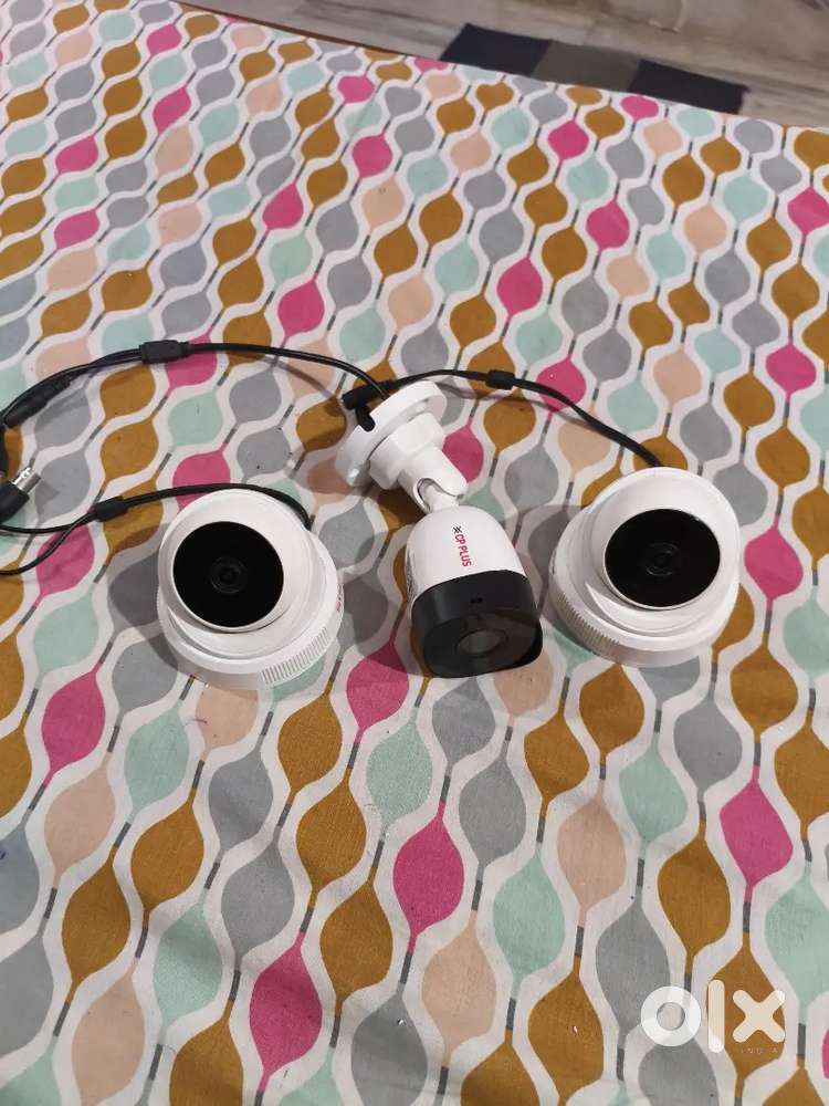 3 Cctv Camera CP plus  ( 1 Bullet , 2 indore 2.4 mp Full HD)