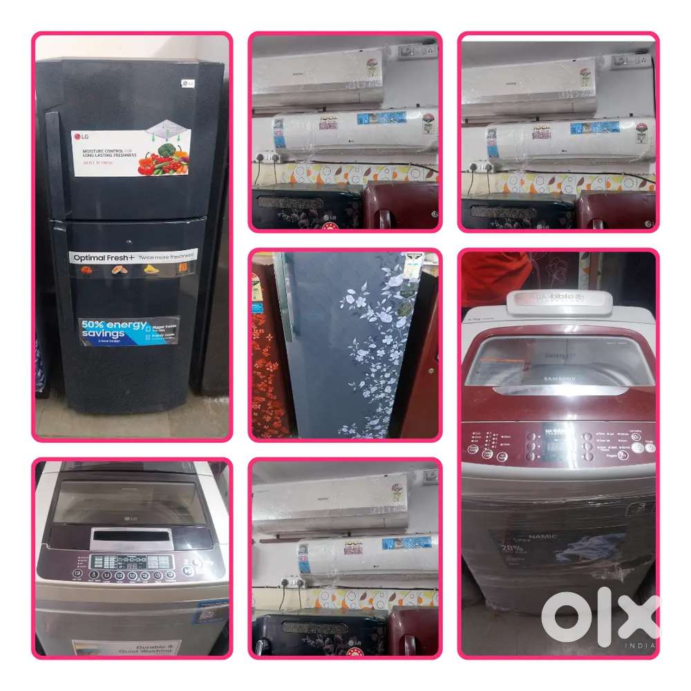  fridge washing ac also available SHIPPING free **