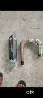 Aqrapovic silencer with bend pipe 2000