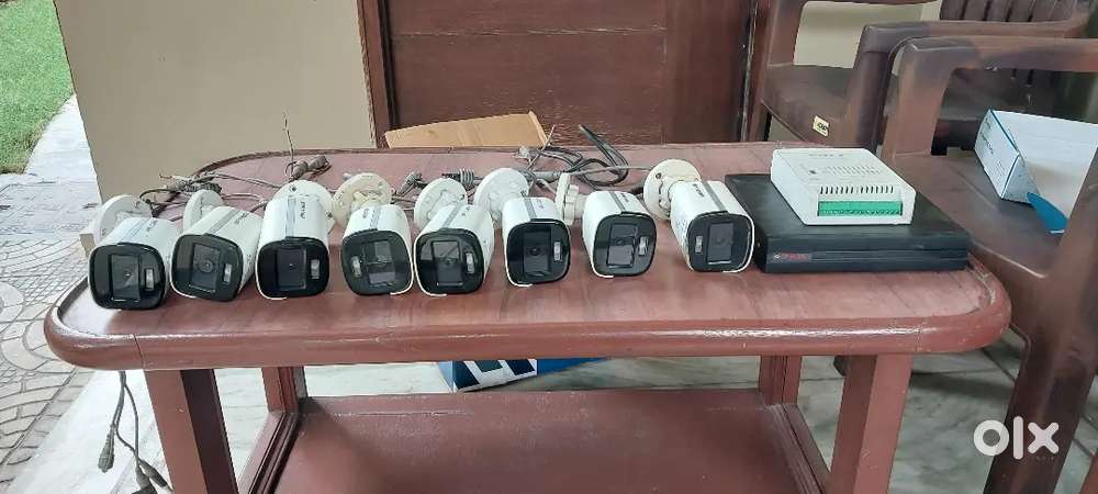 DVR CP PLUS WITH H K VISION CAMERAS ETC