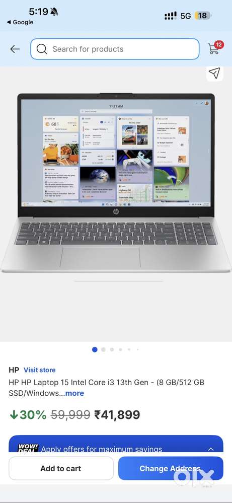 HP HP Laptop 15 Intel Core i3 13th Gen