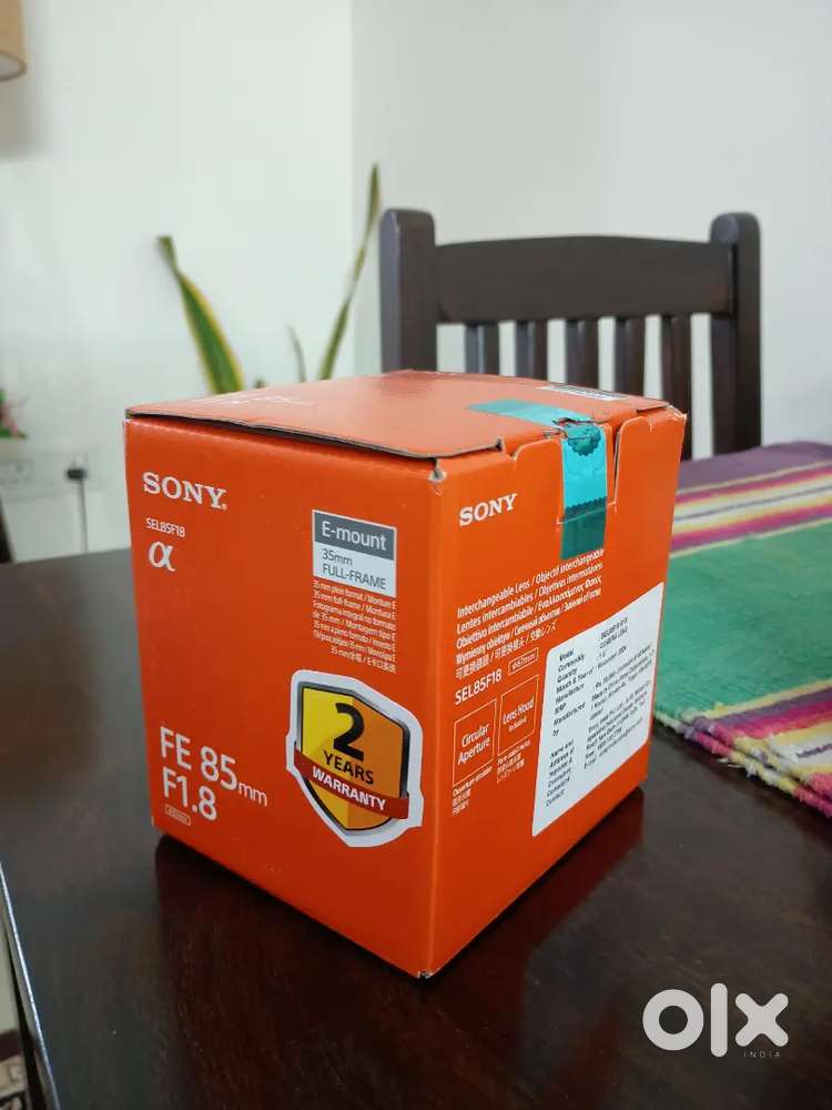 Sony E Mount FE 85mm F1.8 Full-Frame Lens