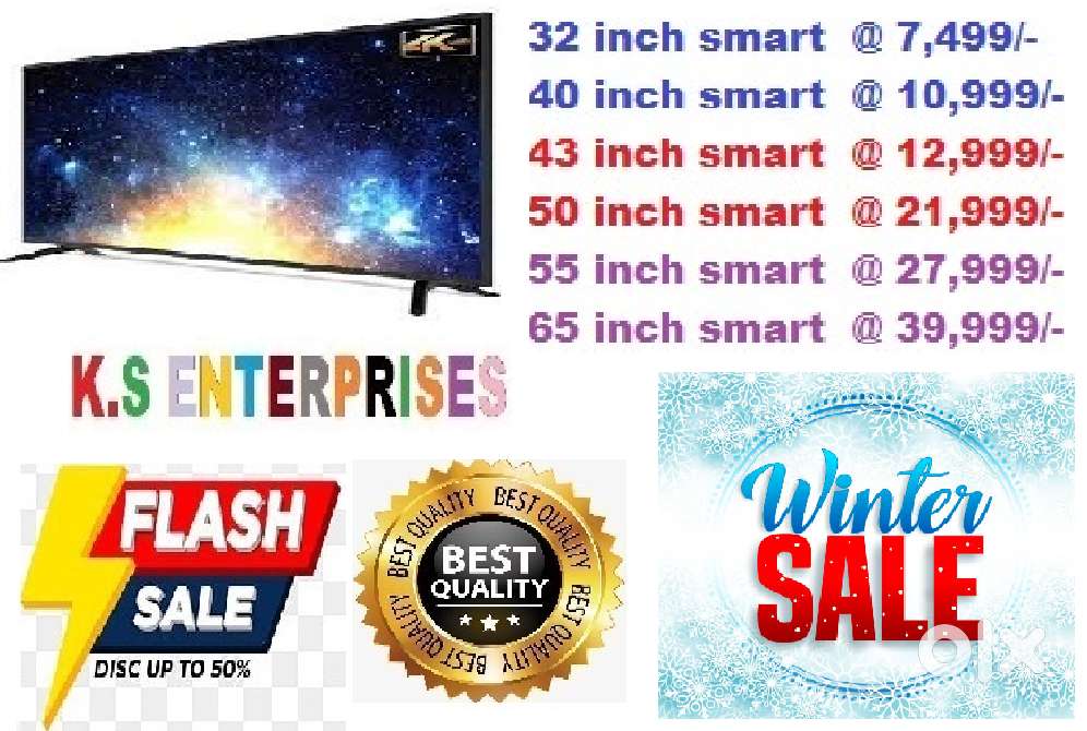 WINTER SALE 50 INCH GOOGLE TV,4K UHD,VOICE COMMAND @21,999/-ONLY