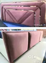 Double bed's back and front only