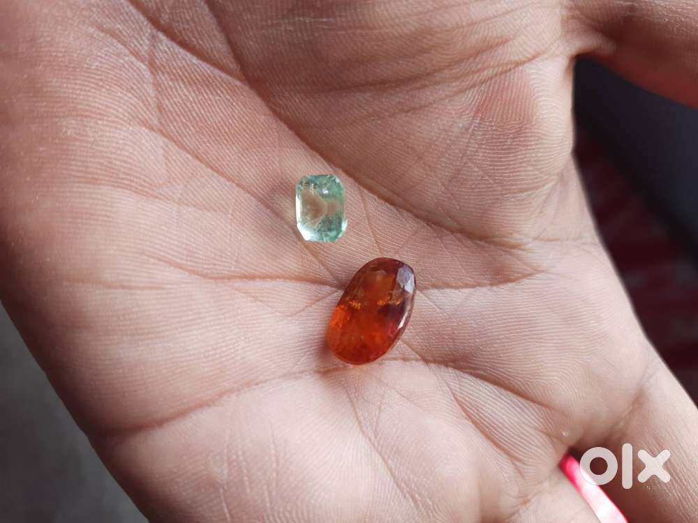 Cylon panna(emerald) & Cylon Gomed(Hessonite)