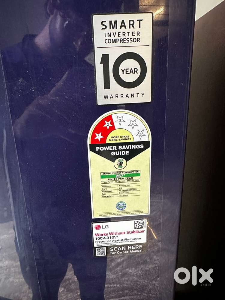 LG double door refrigerator