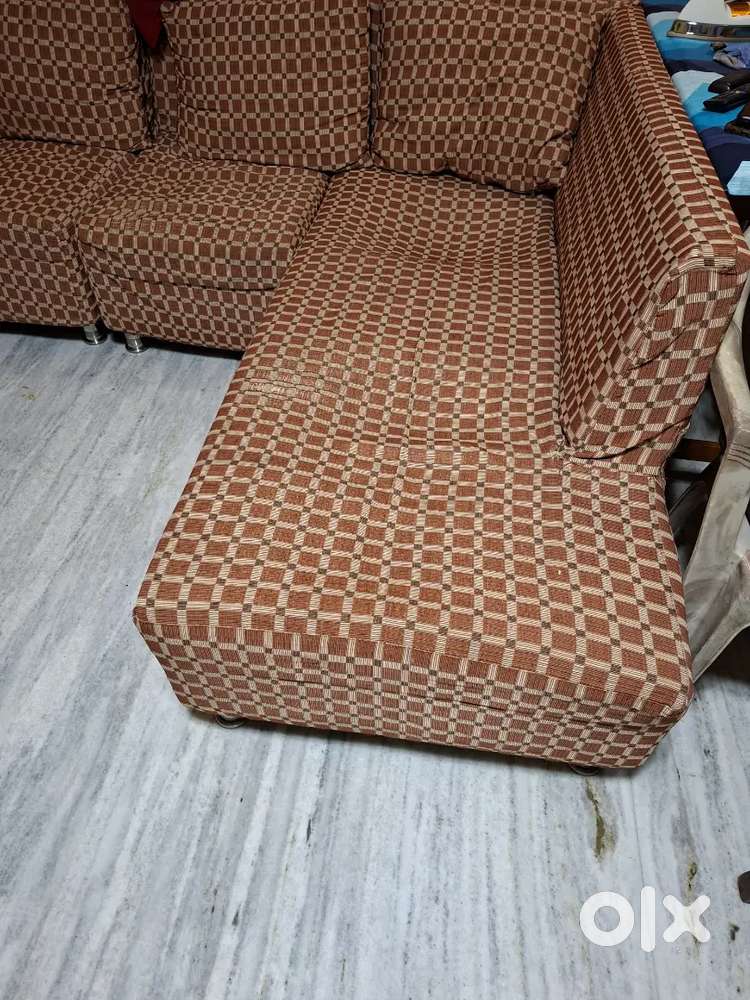 L - shaped sofa