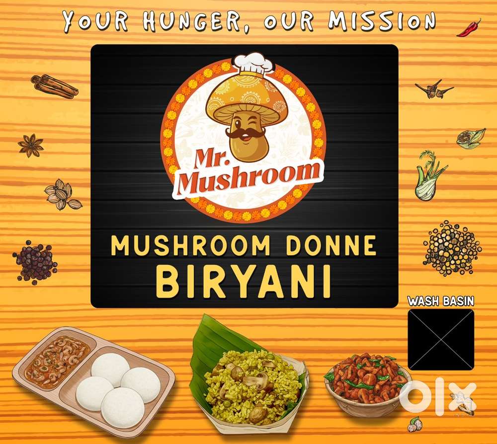 Need a permanent cook for our Mushroom Biryani business