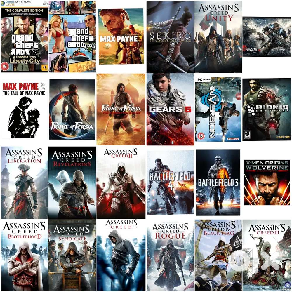 200+ PC Games with 4TB External HDD