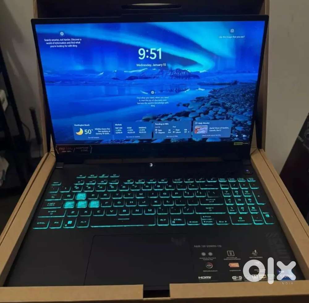 Asus TUF FX507 15.6 RTX 4070 i7-.3GHz 1TB SSD 16GB RAM Gaming