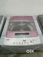 LG washing machine fully automatic top load with warranty and good con