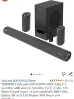 Soundbar Zebronics ws9500 pro
