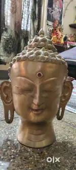 Brass Buddha ji face