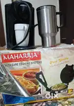 Roti maker and Instant Coffee Maker with Car Instant Milk Warmer