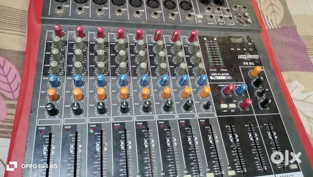 Dj sounds 8 chenal mixer