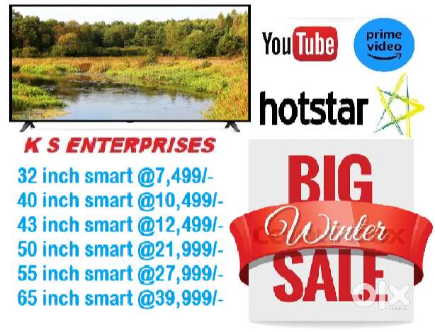 55 inch smart QLED @ 27999/- only with Bluetooth,inbuilt voice command