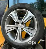 16 Inch 4 Hole 100 Pcd Hyundai Verna 4 Used Alloys & Appolo Tyres