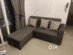 L-Shape Sofa with Storage New Condition+ Seat Covers