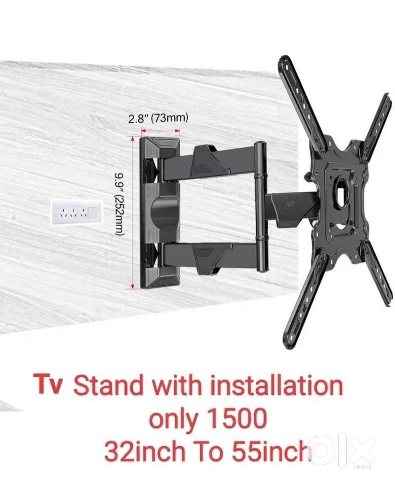 Tv moving wall mount stand