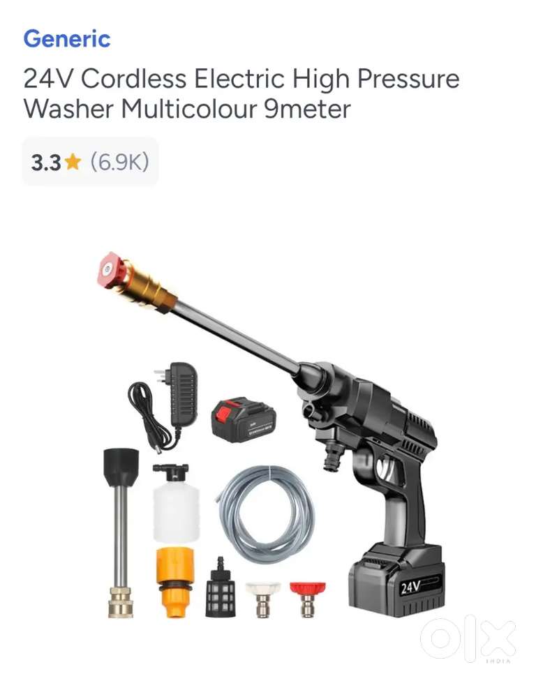 Cordless Electric High Pressure Washer