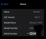 Iphone 11 pro 256 GB