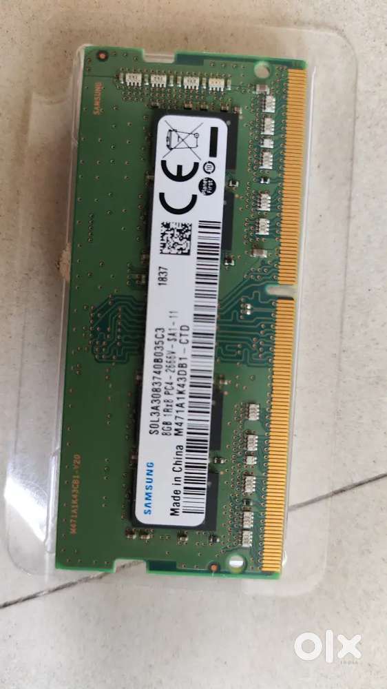 Laptop Ram  DDR4 2666Mhz  8 x 2 = 16gb