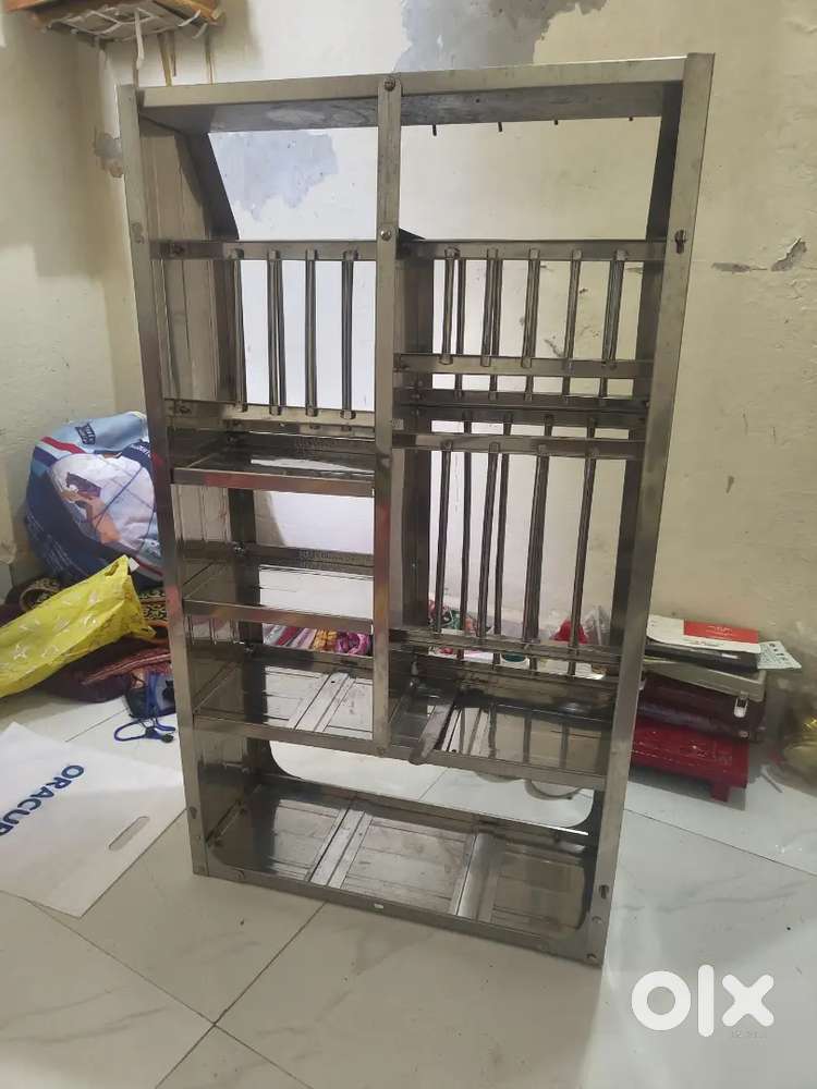 Wall Mounted bartan stand