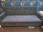 5 seater sofa, Glass table & single bed