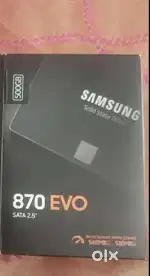 Samsung evo ssd and Ant esports Racing wheel