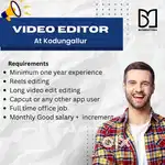 Video Editor for Instagram, Youtube. Good salary