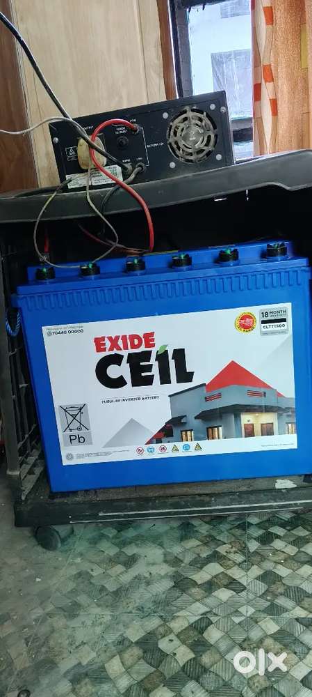 Exide Battery Lumious Battery 18 month warrenty ke sath