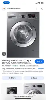 Samaung front load washing machine