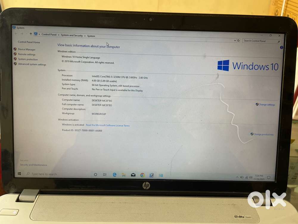 HP LAPTOP DESKTOP-MCEFTJO