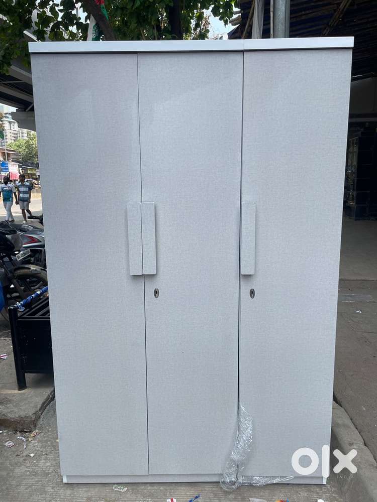 3 Door Wardrobe Fabric Finish