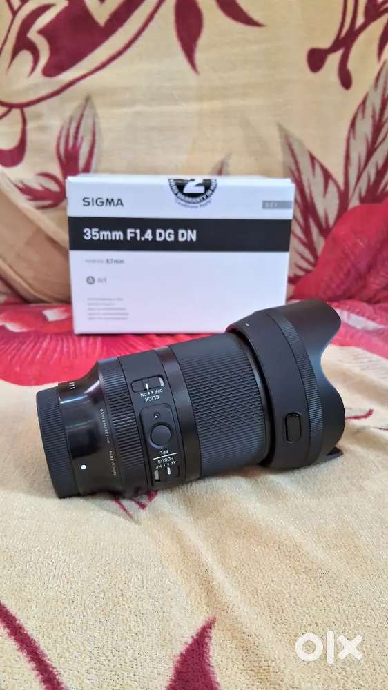 Sigma 35mm 1.4 Art Lens Sony E Monut  2 Months Old