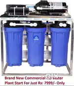 Brand New Commercial RO Water Plant/ Filter Start For Just Rs 7,999/-