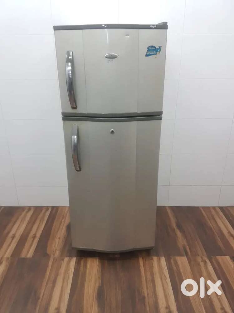 Whirlpool double door 250ltrs refrigerator free  delivery is available