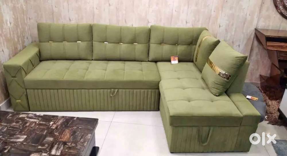 New brand l sofa cum bed and design