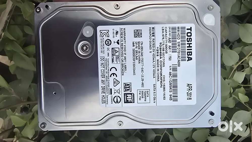 Toshiba 500gb hard disk 50% price