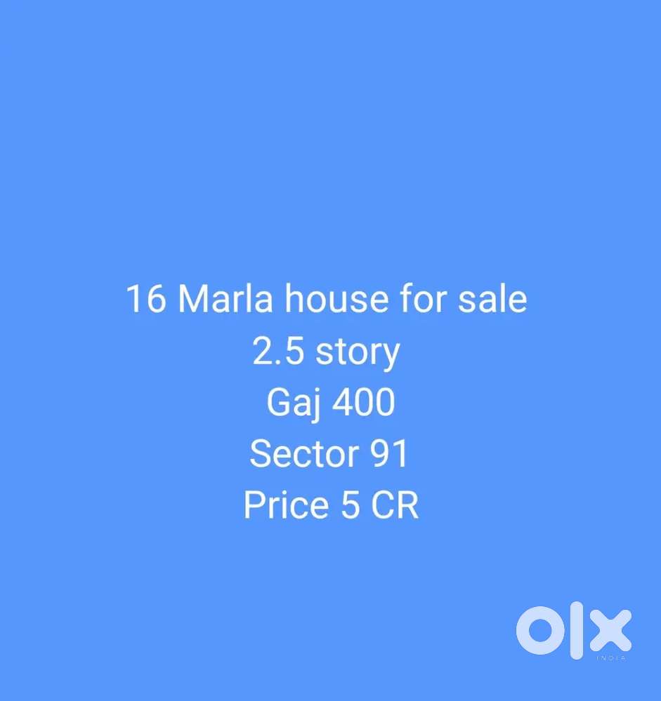 16 Marla plot Corner for sale sector 94 Gaj 400