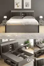 Friday Only Double Bed withbox  7490/-  EMI available